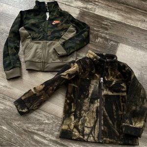 Columbia and Nike jackets